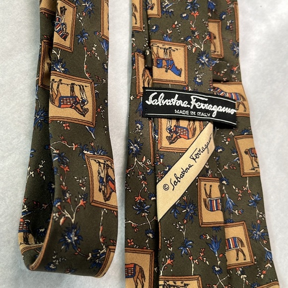 Salvatore Ferragamo Tie, authentic, vintage - Picture 4 of 6